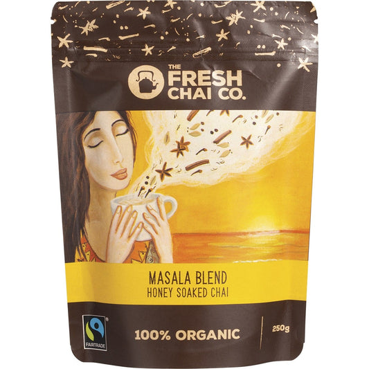 The Fresh Chai Co. Masala Blend Honey Soaked Chai 250g Payless 4 Organics