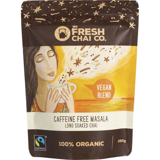 The Fresh Chai Co. Vegan Caffeine Free Masala Long Soaked Chai 250g Payless 4 Organics