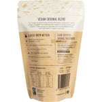 The Fresh Chai Co. Vegan Original Blend 125g bag featuring organic agave, long leaf black tea, and whole spices.