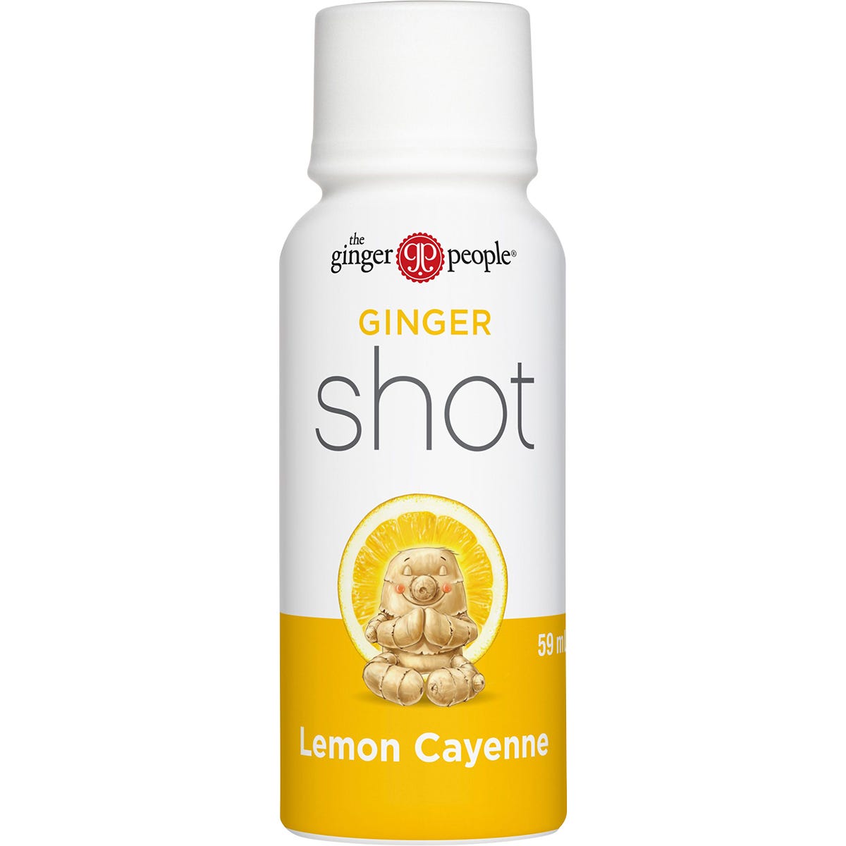 The Ginger People Ginger Shot Lemon Cayenne 59ml (Pack of 12) Payless 4 Organics