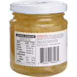 Side view of The Ginger People Organic Sushi Ginger 190g jar showing nutritional facts and ingredients.