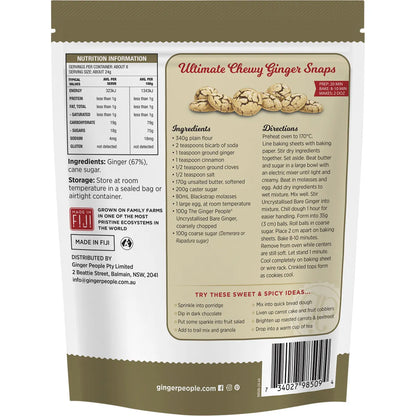 The Ginger People Uncrystallised Bare Ginger 200g (Pack of 12) Payless 4 Organics