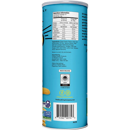 The Good Crisp Company Potato Crisps Sea Salt & Vinegar 160g (Pack of 8) Payless 4 Organics