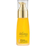 The Jojoba Company Ultimate Youth Potion 50ml glass bottle with a gold pump dispenser on a white background.