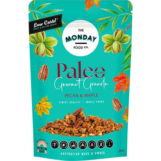 The Monday Food Co. Paleo Gourmet Granola Pecan & Maple 300g Payless 4 Organics
