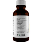 Side view of a 100ml Native Vanilla Pure Vanilla Extract amber glass bottle with a white and gold label.