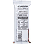 Back of Vego Mini Hazelnut Chocolate Bar 65g wrapper showing nutrition facts, ingredients, and organic certification.