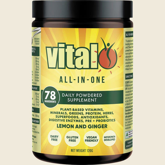 Martin & Pleasance Vital All-In-One Daily Supplement Lemon & Ginger 120g