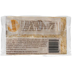 Back of Natural Value Kitchen Scrubber Sponge packaging with product features, usage instructions, and material details.