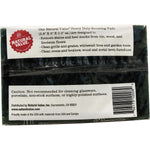 Back of Natural Value Heavy Duty Scouring Pads 2 pack showing usage directions, features, and size information.