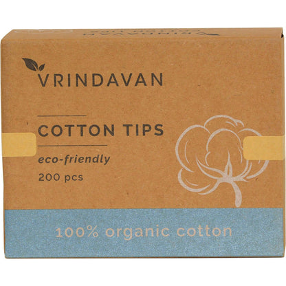 Vrindavan Organic Cotton Tips 200pcs