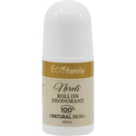 60ml bottle of Vrindavan Eco Family Neroli aluminium-free roll-on deodorant.