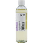 Side view of Vrindavan Castile Soap 250ml bottle showing ingredients and demineralised water base.