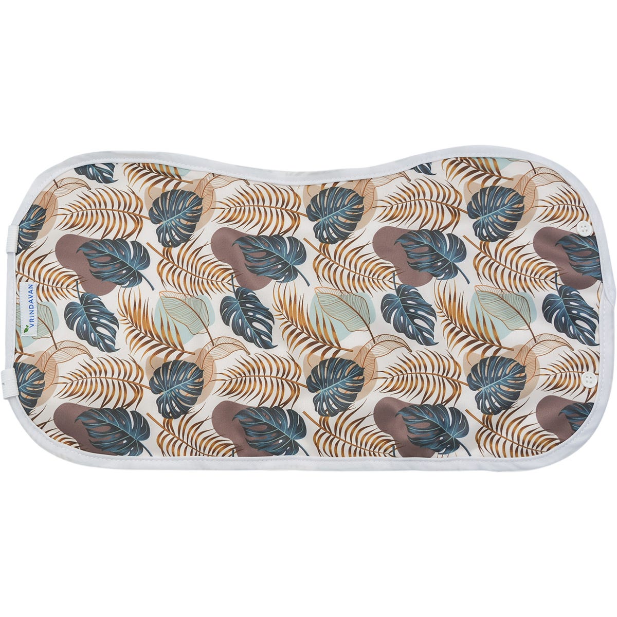 Vrindavan Castor Oil Pack in Natural Flora floral print with a calico storage bag and organic cotton insert.