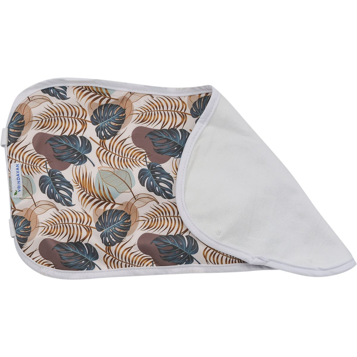 Vrindavan Castor Oil Pack in Natural Flora print with calico storage bag and organic cotton insert.