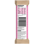 Back of a Vitawerx Coconut Rough White Choc Bar wrapper with nutrition facts, ingredients, and keto-friendly features.