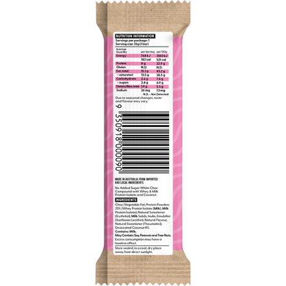 Vitawerx Protein White Choc Bar Coconut Rough 12x35g