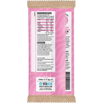 Vitawerx Protein White Choc Bar Coconut Rough 12x100g