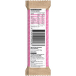 Back of a 35g Vitawerx Protein White Chocolate Bar wrapper with nutrition facts, ingredients, and keto-friendly benefits.