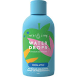 45ml bottle of Vital Zing Green Apple Water Drops with a green label featuring a sliced green apple.
