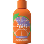45ml bottle of Vital Zing Mandarin Water Drops with a bright orange label and natural flavor enhancer.
