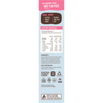 Right side of Well and Good Chocolate Mud Cake Mix box showing a "Free From" table and product weight.