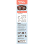 Right side of Well and Good Vanilla Cupcake Mix box showing nutrition facts, allergen info, and a 100% money back guarantee.
