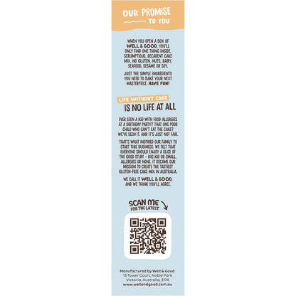 Well & Good Buttermilk Flavoured Pancake Mix 400g (Pack of 2)
