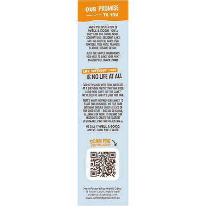 Well & Good Banana Bread Mix 40% Less Sugar 350g