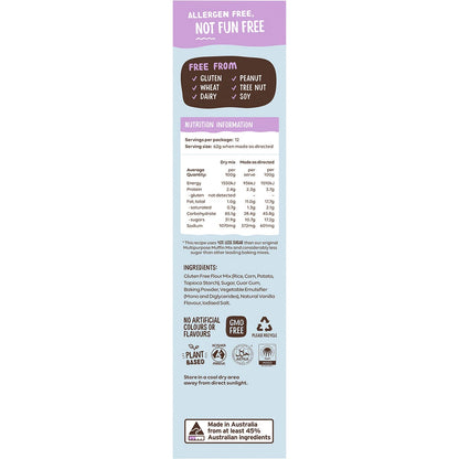 Well & Good Multipurpose Muffin Mix 40% Less Sugar 400g