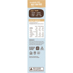 Right side of Well & Good Crusty Bread Mix box showing recipes for pizza bases, bagels, and crusty rolls.