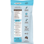 Back of Well & Good 1kg Plain Flour pack with nutrition facts, ingredients, and recipe for gluten-free biscuits.