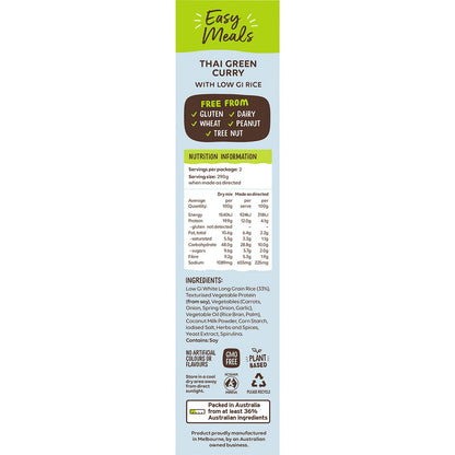 Well & Good Thai Green Curry with Low GI Rice 120g