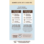 Back of Well & Good Vanilla Custard Powder 250g box with nutrition facts, ingredients, and preparation instructions.