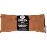 Copper luxe linen eye pillow with a lavender scent, shown flat on a white background.