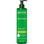 Weleda Skin Food Body Lotion 250ml in a green pump bottle.