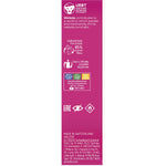 Left side of Weleda Wild Rose Deodorant box showing product description and vegan certification on a pink background.
