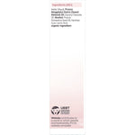 Right side of a Weleda Almond Sensitive Cleansing Lotion box featuring product quality standards and B Corp certification.