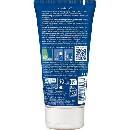 Weleda 2 in 1 Face Wash Men 100ml
