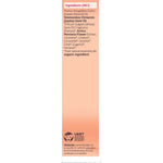 Right side of a Weleda Stretch Mark Massage Oil box showing product features, certifications, and natural ingredients.
