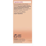 Side view of a Weleda Perineum Massage Oil 50ml box showing product features and natural certification logos.