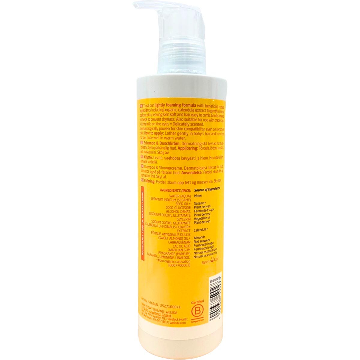 Weleda Calendula Shampoo & Body Wash Baby 400ml