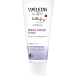 Weleda White Mallow Nappy Change Cream 50ml tube on a white background.