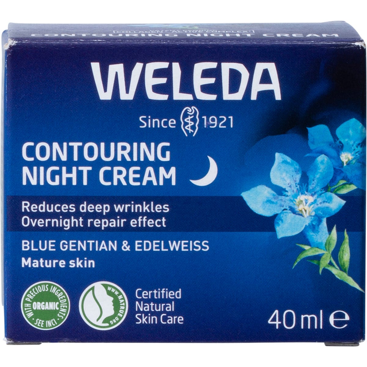 Weleda Contouring Night Cream Blue Gentian & Edelweiss 40ml
