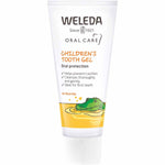 50ml tube of Weleda Children's Tooth Gel, a fluoride-free natural toothpaste with calendula and silica.