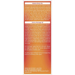 Back of Weleda Arnica Massage Oil box with product benefits, ingredients, and directions for use.
