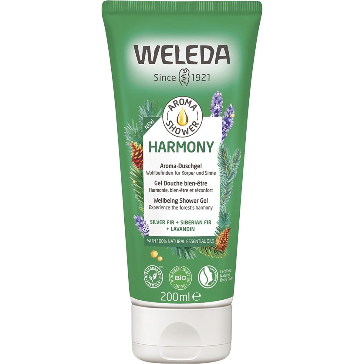 Weleda Aroma Shower Gel Harmony(Silver Fir, Siberian Fir & Lavandin) 200ml
