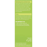 Back of Weleda Citrus Hand and Nail Cream box with product benefits, ingredients, and NaTrue certification.