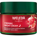 40ml tube of Weleda Firming Night Cream with Pomegranate and Maca Peptides on a white background.