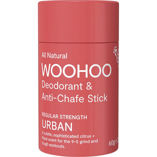 Woohoo Body Deodorant Stick Urban Regular Strength(Anti-Chafe) 60g